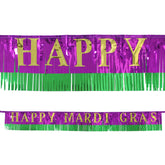 Mardi Gras Fringe Party Banner In Bulk